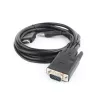 adapter kablowya GEMBIRD HDMI na VGA i audio, jedno portowe, 3 m, czarny