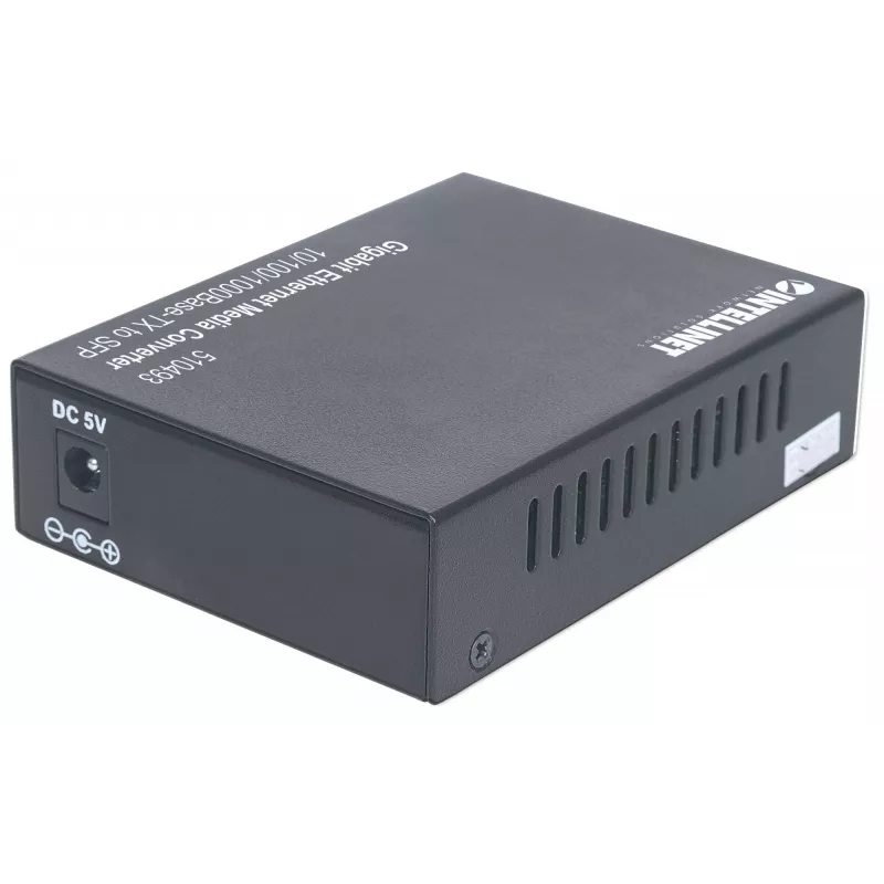Konwerter mediów Intellinet Gigabit Ethernet na SFP, 10/100/1000Base-Tx do gniazda SFP, pusty