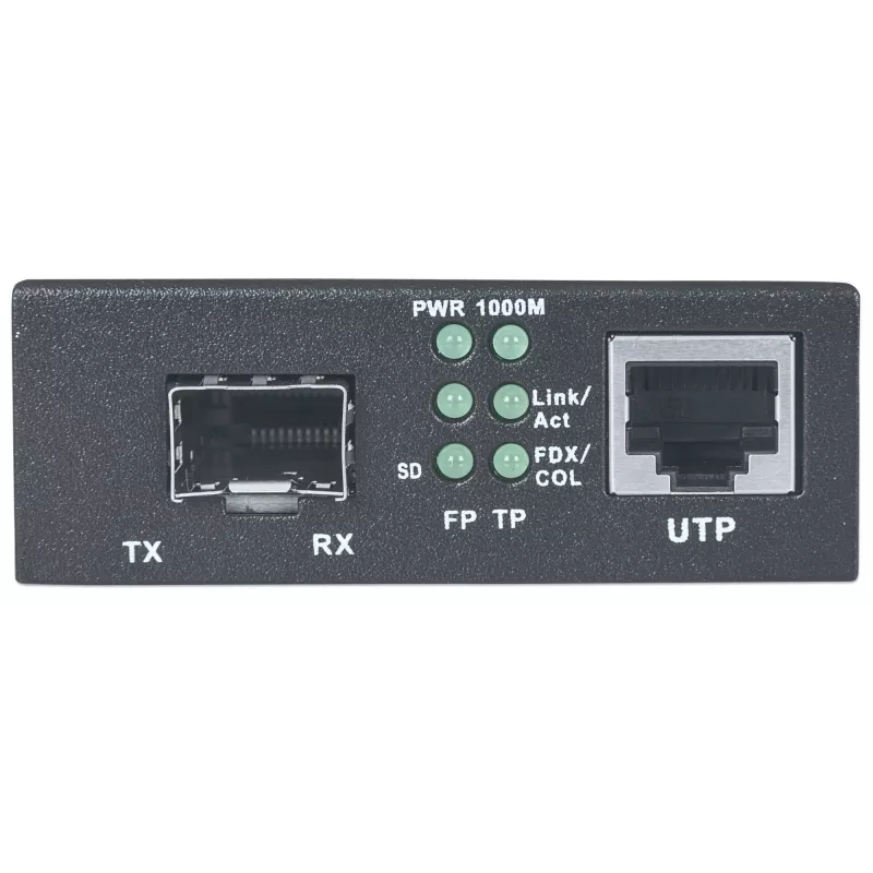 Konwerter mediów Intellinet Gigabit Ethernet na SFP, 10/100/1000Base-Tx do gniazda SFP, pusty