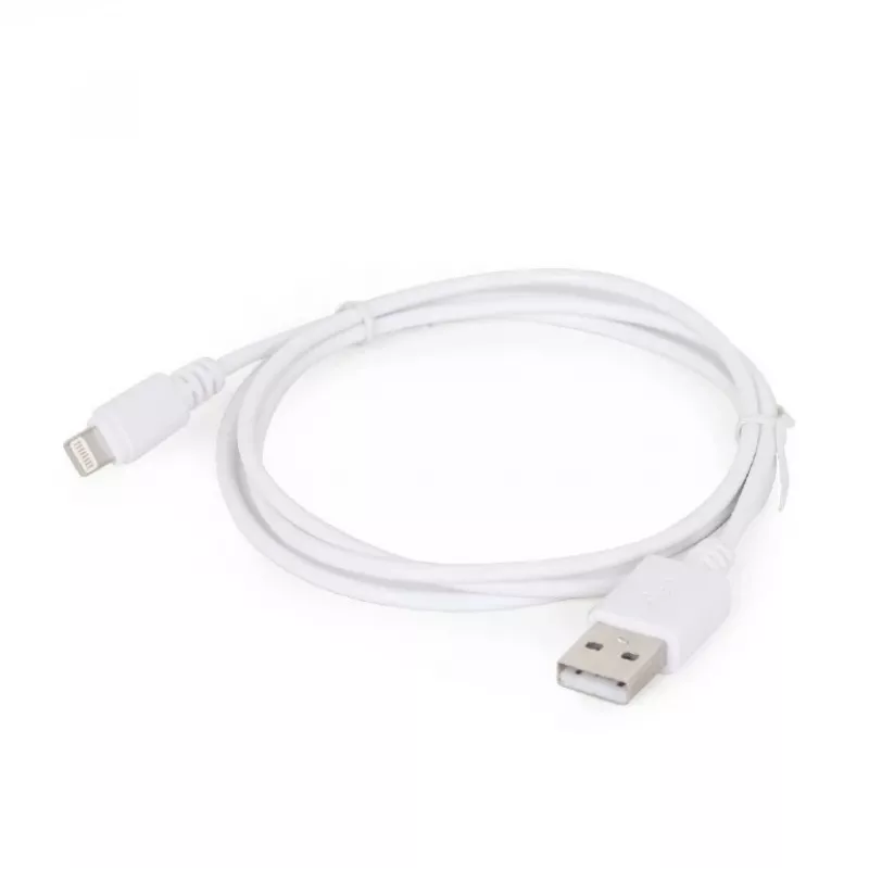 Kabel Lightning Gembird CC-USB2-AMLM-2M-W — 2 m, Lightning na USB A, USB 2.0, biały