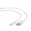 Kabel Lightning Gembird CC-USB2-AMLM-2M-W — 2 m, Lightning na USB A, USB 2.0, biały
