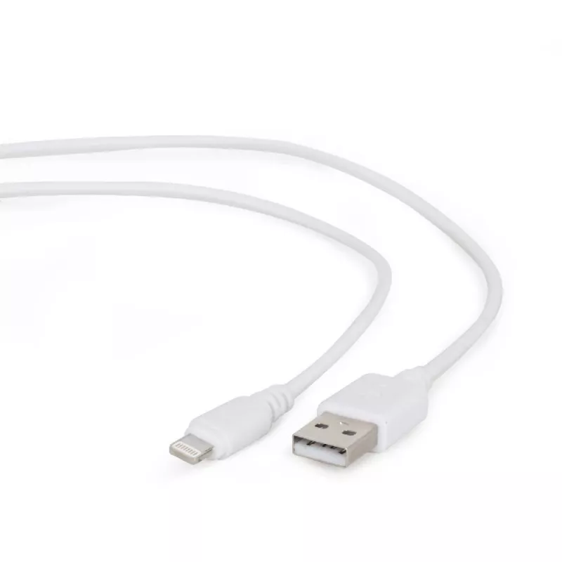 Kabel Lightning Gembird CC-USB2-AMLM-2M-W — 2 m, Lightning na USB A, USB 2.0, biały