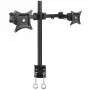 Techly 13-27 inch Desk Stand for 2 Monitor with Clamp” ICA-LCD 482-D