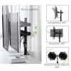 Techly 13-27 inch Desk Stand for 2 Monitor with Clamp” ICA-LCD 482-D
