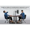 Techly 13-27 inch Desk Stand for 2 Monitor with Clamp” ICA-LCD 482-D