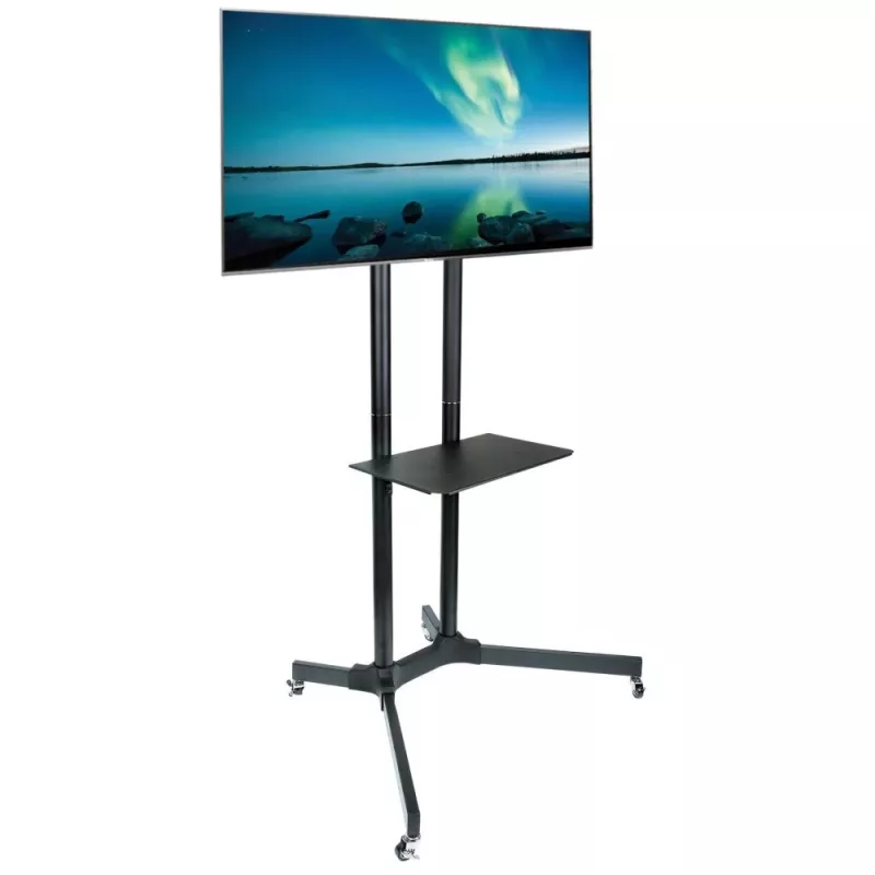 Techly Wózek podłogowy z półką pod telewizor LCD / LED / Plasma 30-65 cali ICA-TR6
