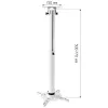 Techly Support Projector Ceiling Extension 500-770 mm Biały ICA-PM 104MW