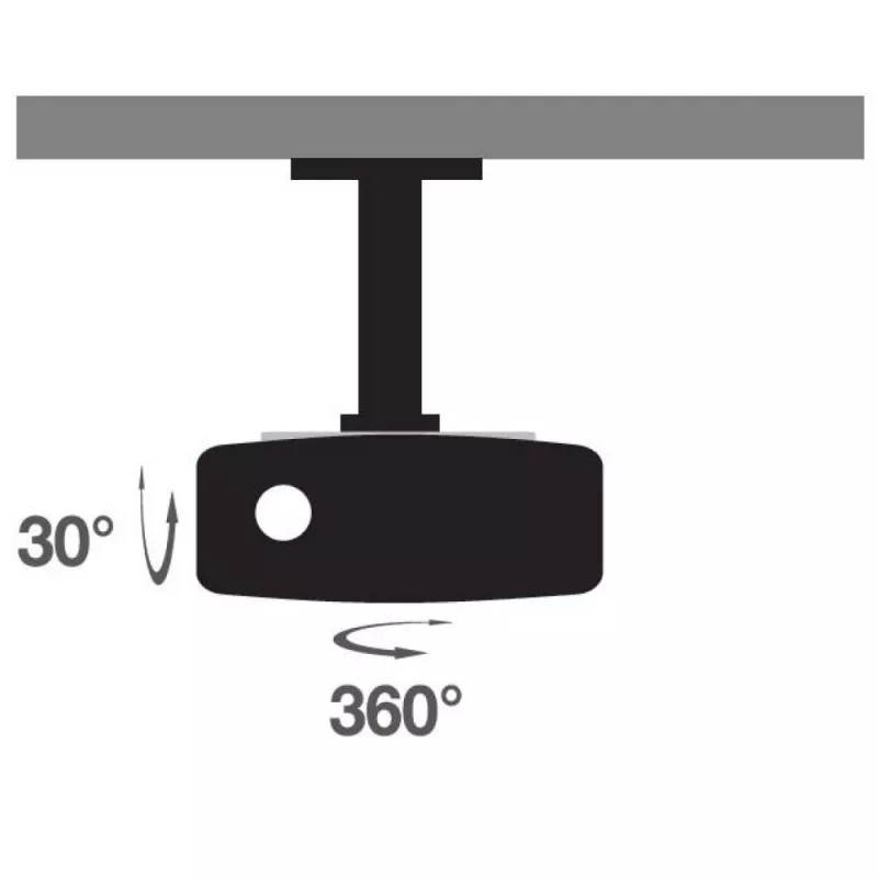 Techly Bracket Universal Projector Ceiling Biały ICA-PM 200WH