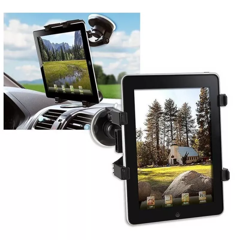 Techly Universal Car Sucker Stand for Tablet 7-10.1 inch I-TABLET-VENT