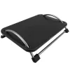 Techly Regulowany podnóżek ICA-FR 13, czarny, tworzywo ABS, 430 mm, 280 mm, 1,24 kg