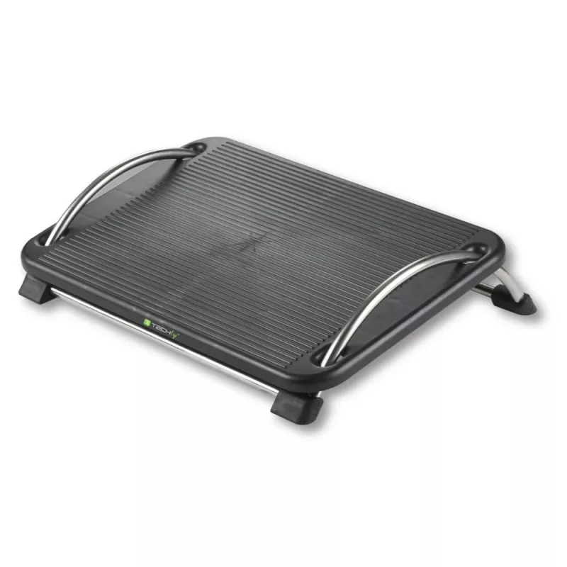 Techly Regulowany podnóżek ICA-FR 13, czarny, tworzywo ABS, 430 mm, 280 mm, 1,24 kg