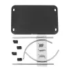 Techly Regulowany podnóżek ICA-FR 13, czarny, tworzywo ABS, 430 mm, 280 mm, 1,24 kg