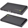 Techly Splitter HDMI 4 way 4K*2K IDATA HDMI-4K4, HDMI, 4x HDMI, 1x HDMI F, 4096 x 2160 pikseli, Czarny, 36 bit