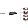 Techly Splitter HDMI 4 way 4K*2K IDATA HDMI-4K4, HDMI, 4x HDMI, 1x HDMI F, 4096 x 2160 pikseli, Czarny, 36 bit