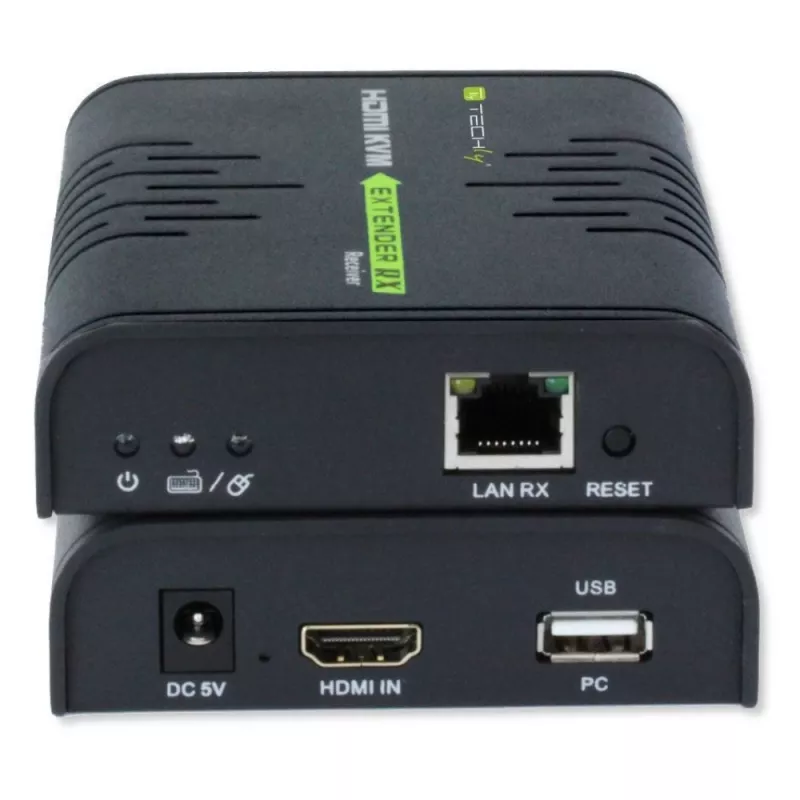 Techly IDATA HDMI-KVM2 KVM extender Nadajnik i odbiornik