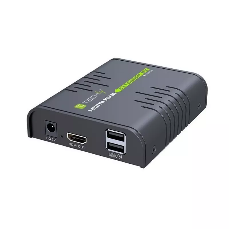 Techly IDATA HDMI-KVM2 KVM extender Nadajnik i odbiornik