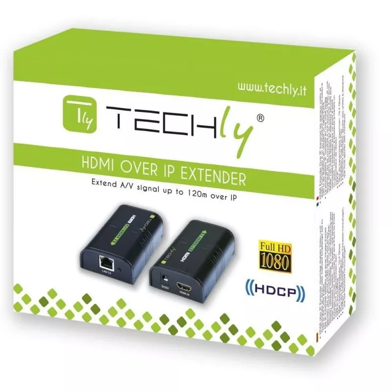 Techly Amplifier / Splitter HDMI Over IP sieciowy IDATA EXTIP-373