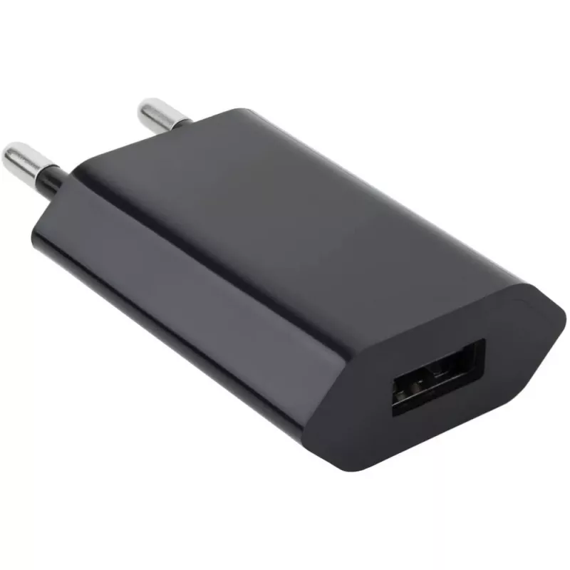 Techly Compact Charger USB 1A European Plug Czarny