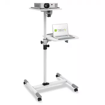 Techly Universal Trolley for Notebook / Projector, Biały ICA-TB TPM-6