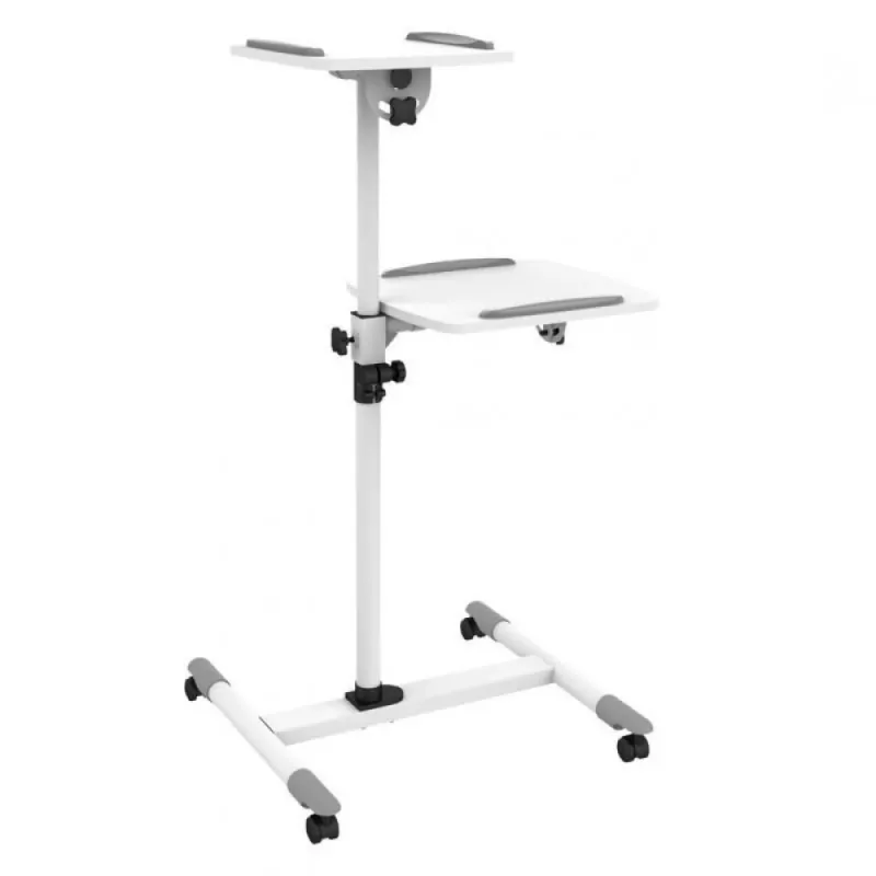 Techly Universal Trolley for Notebook / Projector, Biały ICA-TB TPM-6