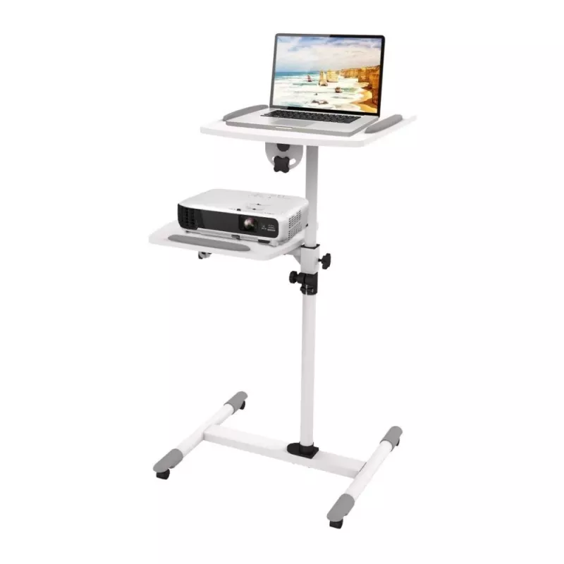 Techly Universal Trolley for Notebook / Projector, Biały ICA-TB TPM-6