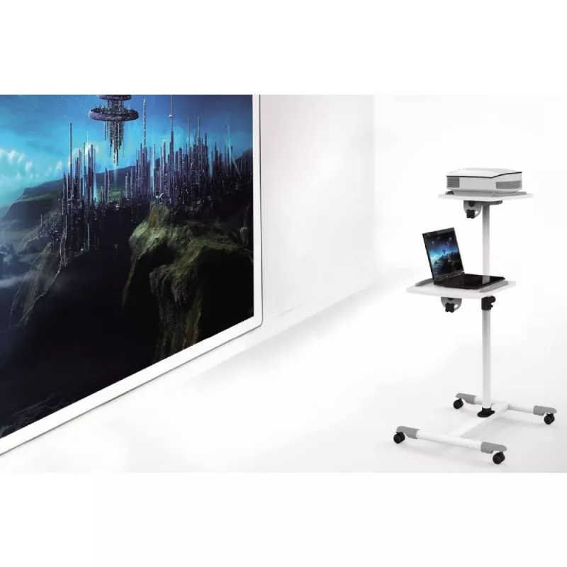 Techly Universal Trolley for Notebook / Projector, Biały ICA-TB TPM-6