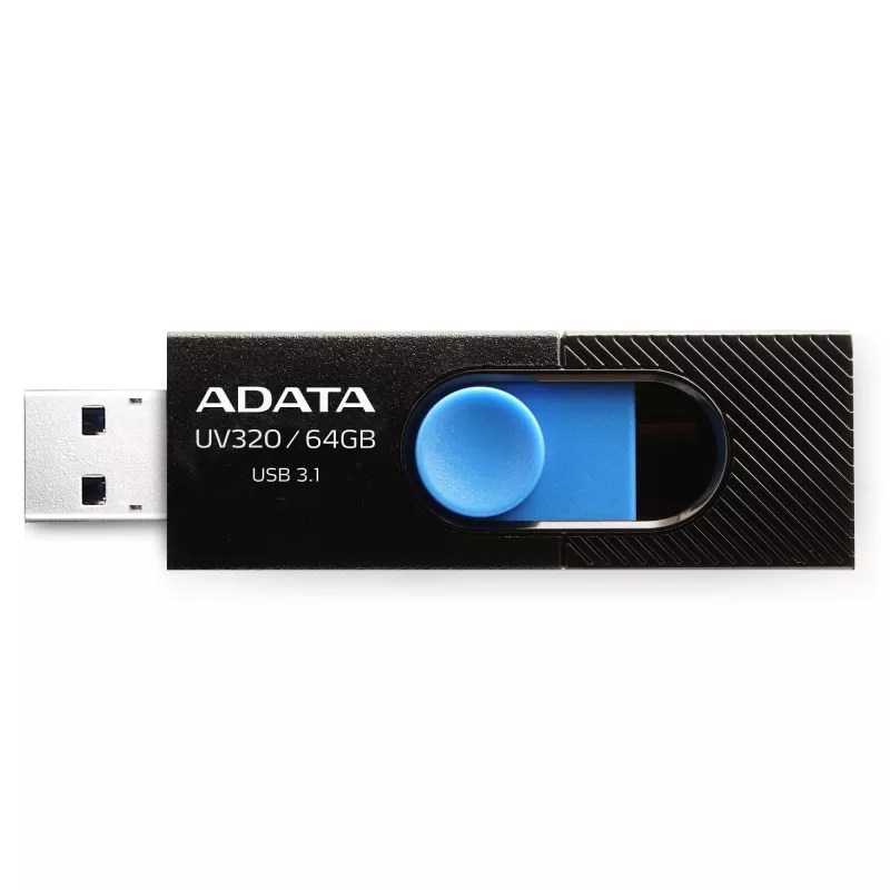 ADATA UV320 Pamięć USB 64 GB USB Typ-A 3.2 Gen 1 (3.1 Gen 1) Czarny, Niebieski