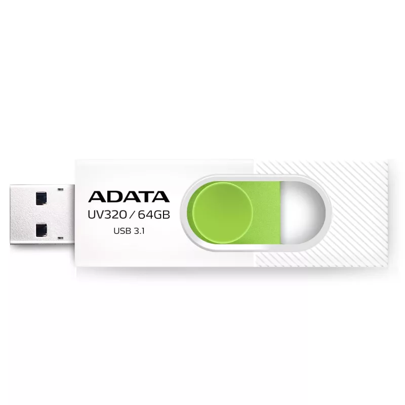 ADATA UV320 pamięć USB 64 GB USB Type-A 3.2 Gen 1 (3.1 Gen 1) Zielony, Biały