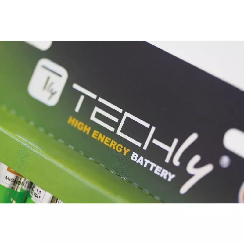 Techly Blister 4 Baterie Wysoka Moc Mini Stilo AAA Alkaliczne LR03 1,5V IBT-KAL-LR03T