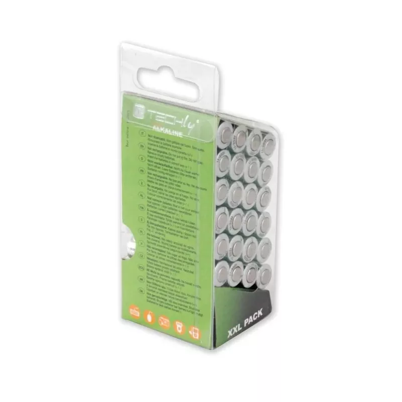 Techly Multipack 24 baterii High Power Mini Stilo AAA alkaliczne LR03 1.5V IBT-KAL-LR03-B24T