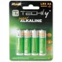 Techly blister 4 baterie alkaliczne AA wysokiej mocy Stilo LR06 1,5 V IBT-KAL-LR06T