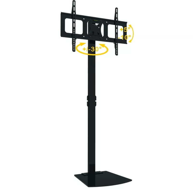 Uchwyt/stojak TV Techly ICA-TR12 177,8 cm (70 cali) Czarny