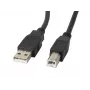 Kabel USB LANBERG USB 2.0 USB B - 3m Czarny