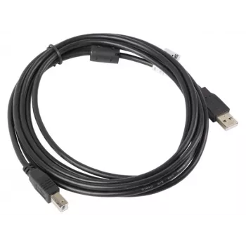 Kabel USB LANBERG USB 2.0 USB B - 3m Czarny