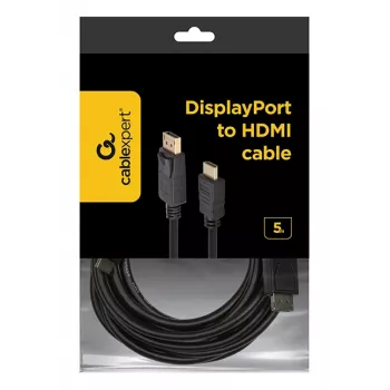 Kabel DisplayPort do HDMI GEMBIRD 5m