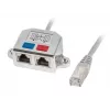 LANBERG Adapter LAN RJ45/2x RJ45 Ftp Splitter AD-0026-S