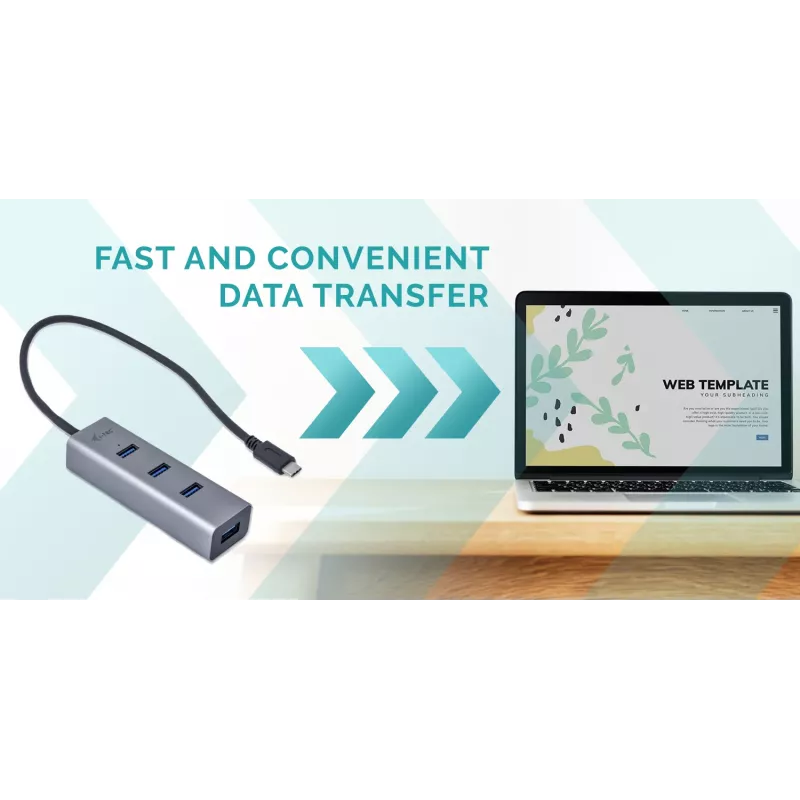 i-tec Metal USB-C HUB 4 Port