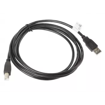 Kabel USB 2.0 LANBERG CA-USBA-10CC-0018-BK — 1,8 m, USB A (męski) do USB B (męski), czarny