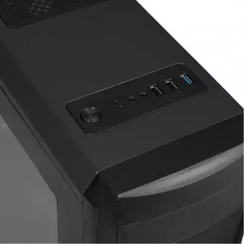 Obudowa PC IBOX ORCUS X14 Midi Tower Czarny — ITX/ATX, okno boczne, czerwone podświetlenie, 3× zatoki 3,5 cala, 2× zatoki 2,5 cala, 1× zatoka 5,25 cala, USB 3.2 Gen1 Type-A