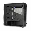 Obudowa PC IBOX ORCUS X14 Midi Tower Czarny — ITX/ATX, okno boczne, czerwone podświetlenie, 3× zatoki 3,5 cala, 2× zatoki 2,5 cala, 1× zatoka 5,25 cala, USB 3.2 Gen1 Type-A