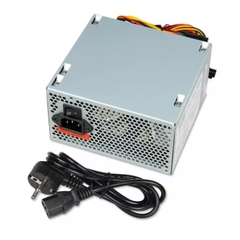 Zasilacz ATX IBOX CUBE II 400 W — 20+4 pin, wentylator 120 mm, srebrny