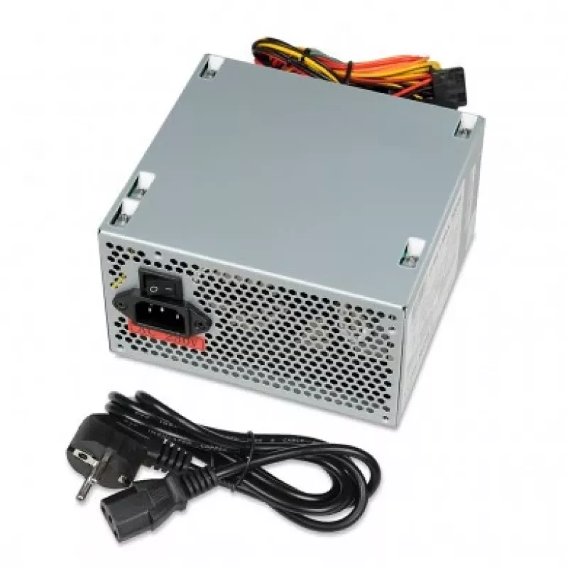 IBOX Cube Ii zasilacz Unit 500 W 20+4 Pin ATX ATX Srebrny
