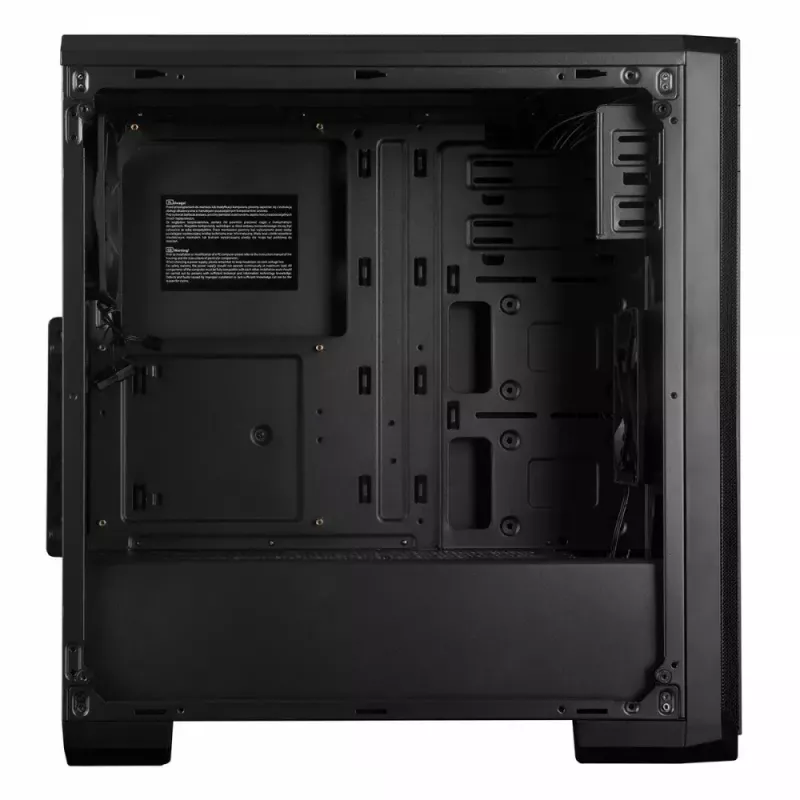 Obudowa PC MODECOM Oberon Pro Midi Tower — Czarna, ATX/ITX/Micro ATX, szkło hartowane, GPU do 395 mm