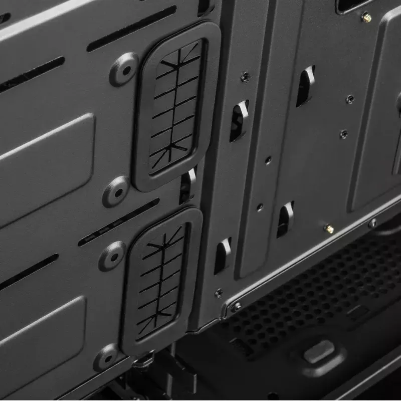 Obudowa PC MODECOM Oberon Pro Midi Tower — Czarna, ATX/ITX/Micro ATX, szkło hartowane, GPU do 395 mm
