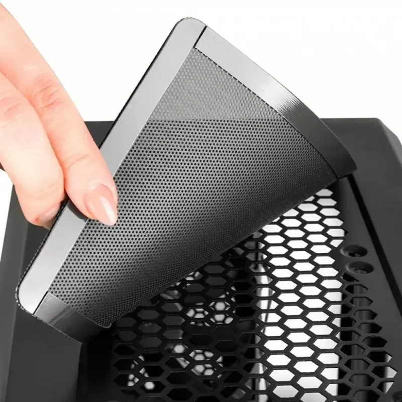 Obudowa PC MODECOM Oberon Pro Midi Tower — Czarna, ATX/ITX/Micro ATX, szkło hartowane, GPU do 395 mm