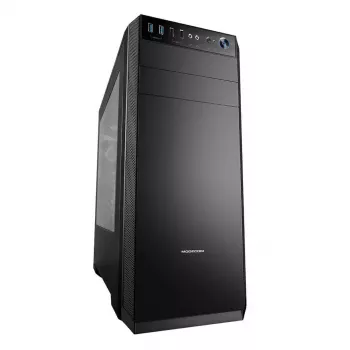 Obudowa PC MODECOM Oberon Pro Midi Tower — Czarna, ATX/ITX/Micro ATX, szkło hartowane, GPU do 395 mm