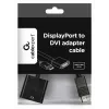 adapter kablowy GEMBIRD DisplayPort na DVI - Czarny