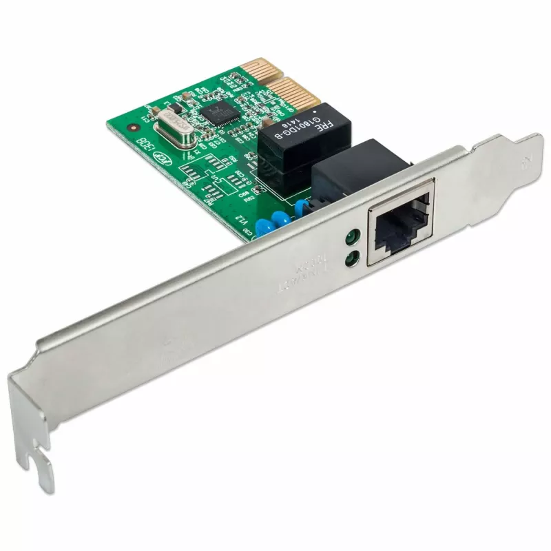 Intellinet Gigabit PCI Express karta sieciowa, 10/100/1000 Mbps PCI Express RJ45 karta Ethernet