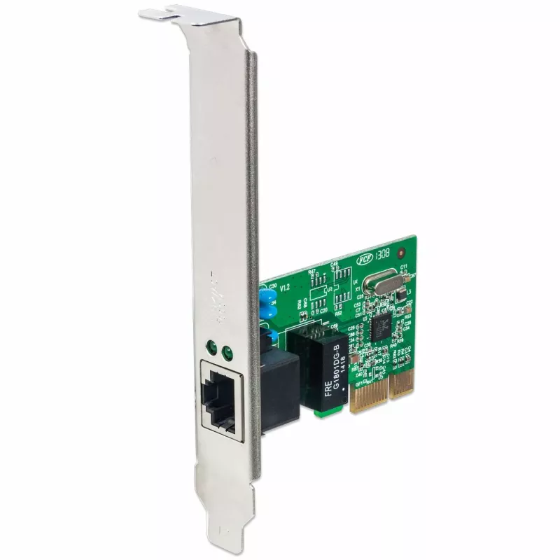 Intellinet Gigabit PCI Express karta sieciowa, 10/100/1000 Mbps PCI Express RJ45 karta Ethernet