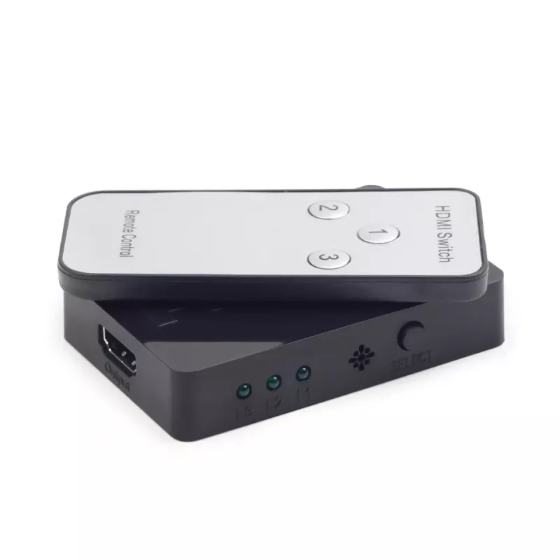 GEMBIRD przełącznik interfejsu HDMI, 3 porty